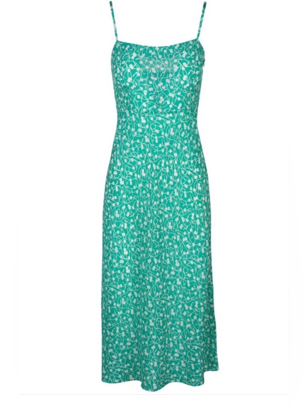 Realisation Par Teal Floral Slip Dress